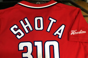 お客様ギャラリー:セミオーダーメイド刺繍/野球カープのポロシャツへ刺繍製作